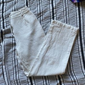 Brandy Melville / John Galt White Linen Trousers
